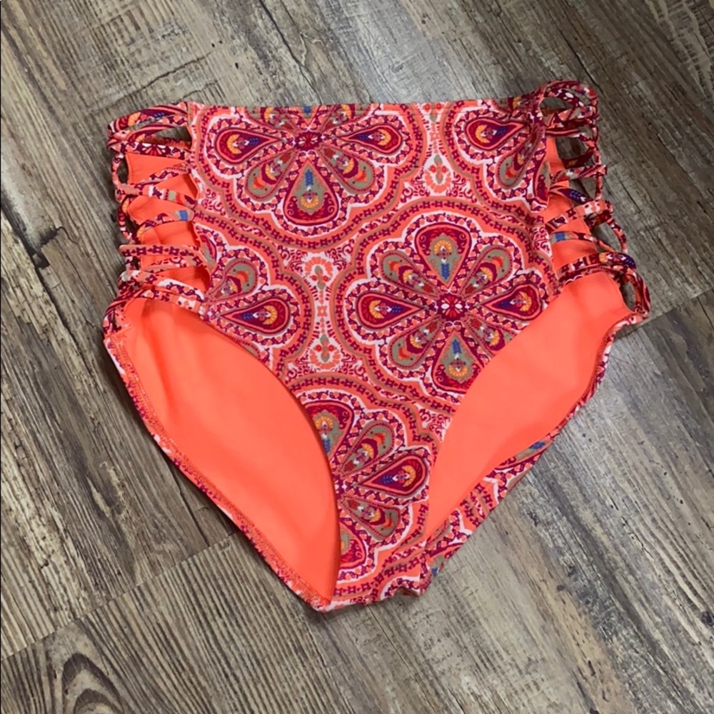 Bikini bottom-high waisted